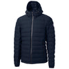 Cutter & Buck Men's Navy Blue Ridge Repreve Eco Insulated Puffer Jacket