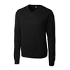 Cutter & Buck Men's Black Douglas V-Neck