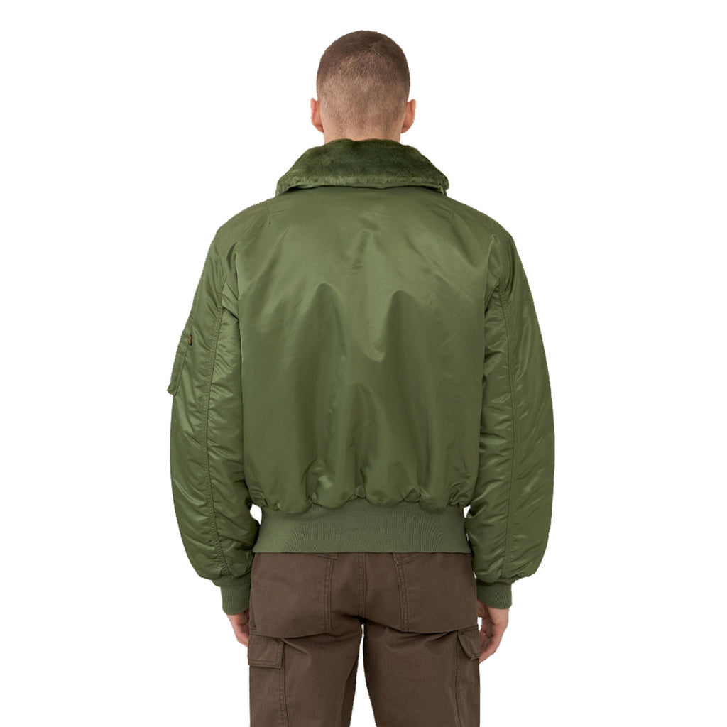 Alpha Industries Men's Sage Green B-15 Flight Jacket