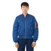 Alpha Industries Men's Blue MA-1 Slim Flight Jacket