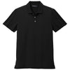 Mercer+Mettle Men's Deep Black Stretch Pique Polo