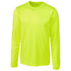 Clique Men's Hi-Vis Yellow Long Sleeve Spin Jersey Tee