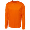 Clique Men's Orange Long Sleeve Spin Jersey Tee