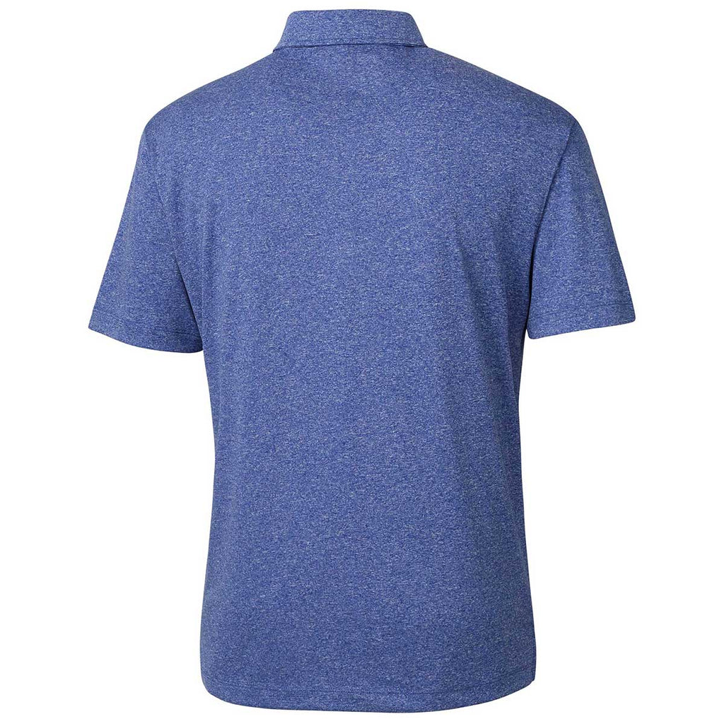 Clique Men's Blue Heather Charge Active Polo