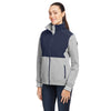 Nautica Women's Oxford/Nautica Navy Navigator Full-Zip Jacket