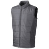 Nautica Men's Graphite/Graphite Heather Harbor Puffer Vest