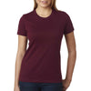 Next Level Women's Maroon Boyfriend Tee