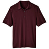 North End Men's Burgundy Jaq Snap-Up Stretch Performance Polo