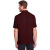 North End Men's Burgundy Jaq Snap-Up Stretch Performance Polo