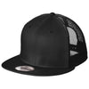 New Era Black/Black Standard Fit Snapback Trucker Cap