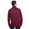 North End Men's Burgundy Heather/Olympic Blue Flux 2.0 Full-Zip Jacket