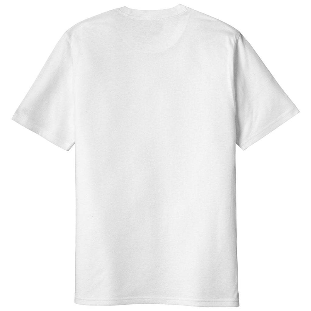 New Era Men's Fan White Solid Tri-Blend Tee