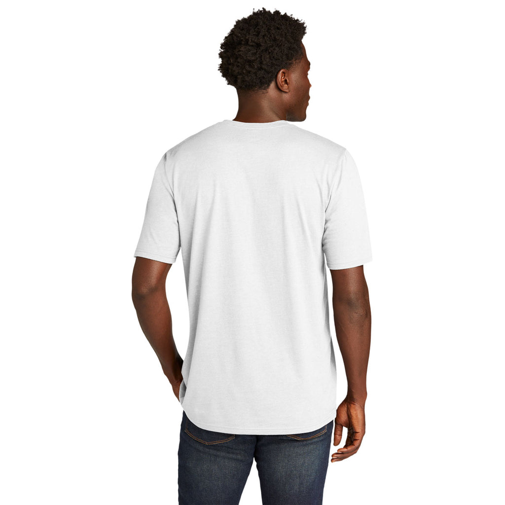 New Era Men's Fan White Solid Tri-Blend Tee