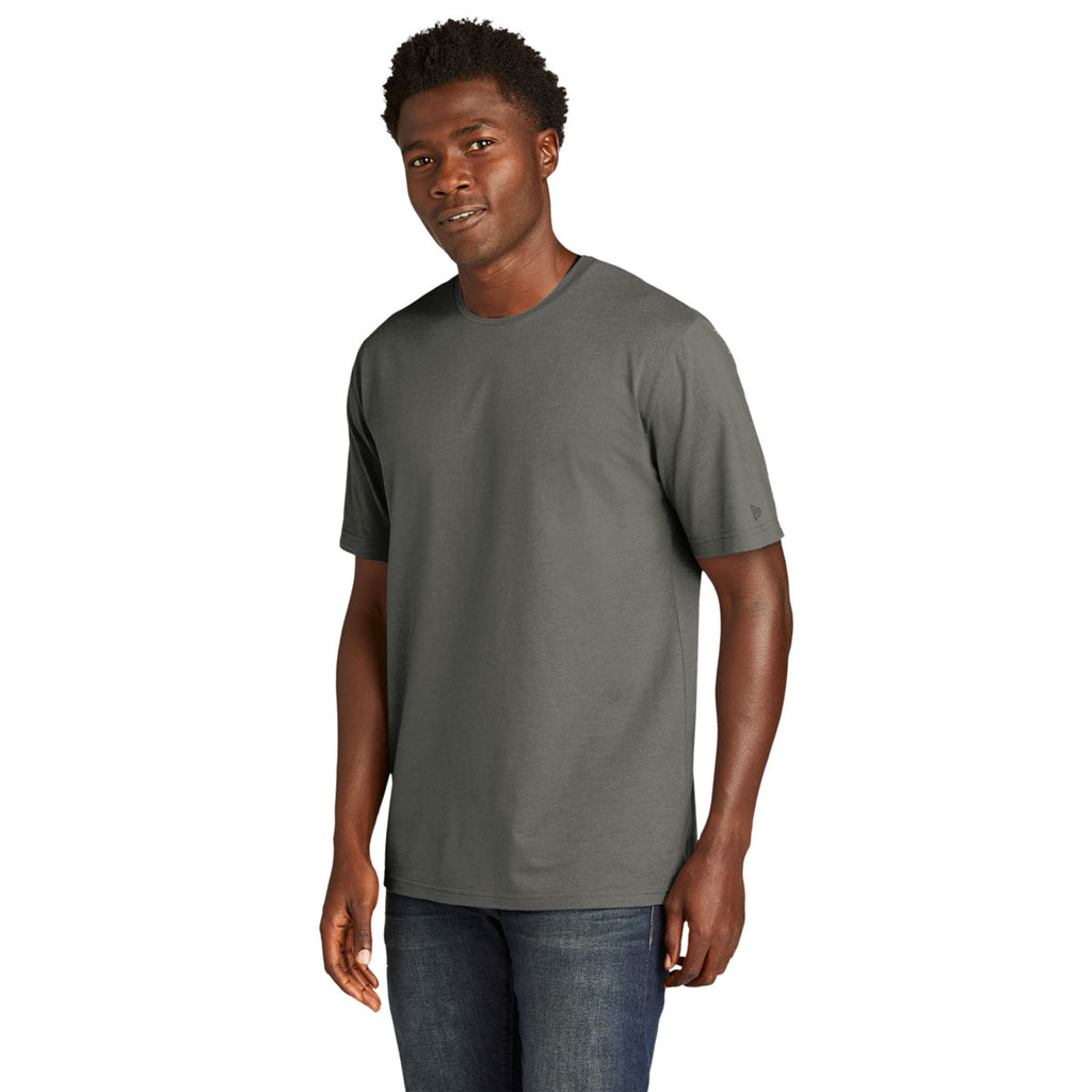 New Era Men's Shadow Grey Tri-Blend Tee