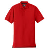 New Era Men's Scarlet Venue Home Plate Polo