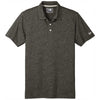 New Era Men's Black Twist Slub Polo