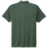 New Era Men's Dark Green Twist Slub Polo