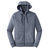 New Era Men's True Navy Twist French Terry Full-Zip Hoodie