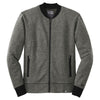 New Era Men's Black Twist/Black French Terry Baseball Full-Zip