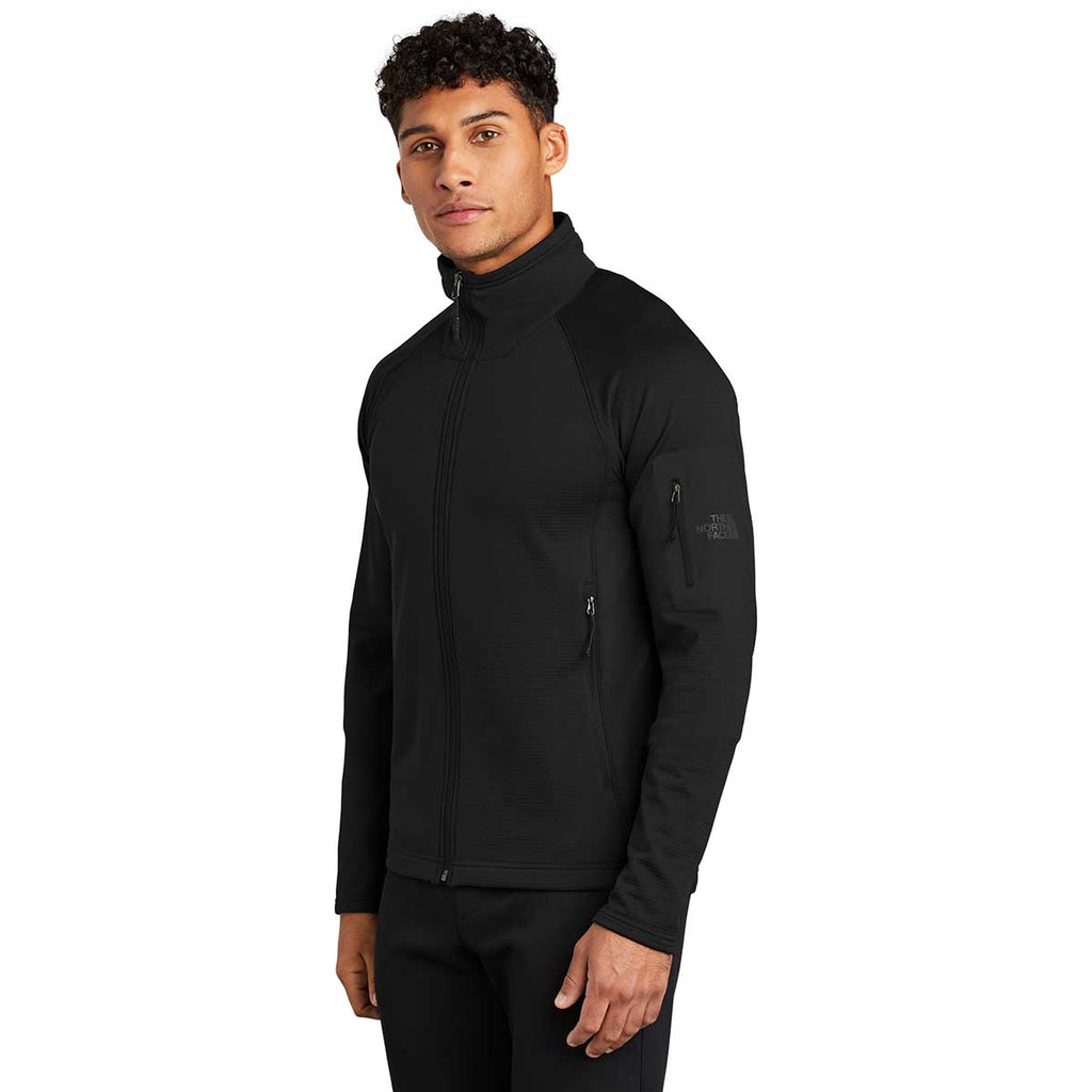 The North Face Men's Black Mountain Peaks Fleece Full-Zip Jacket