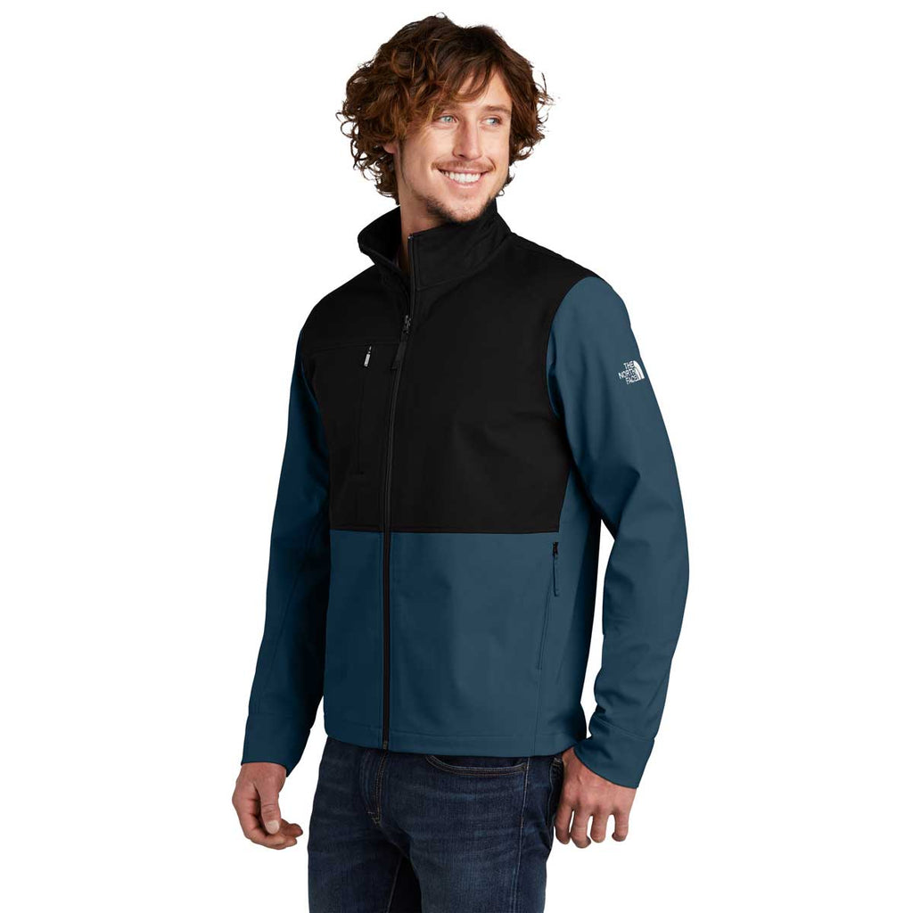 The North Face Men's Blue Wing Castle Rock Soft Shell Jacket