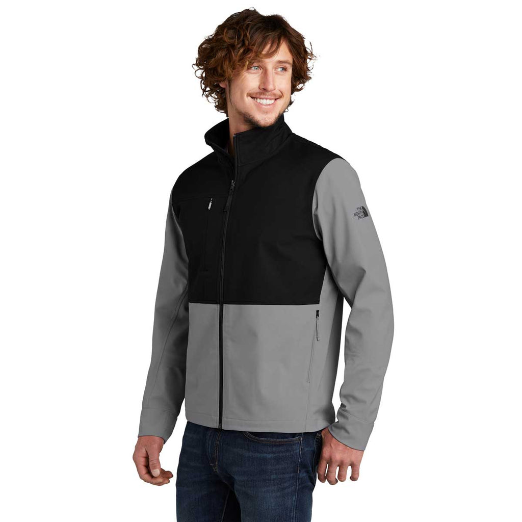 The North Face Men's Mid Grey Castle Rock Soft Shell Jacket