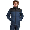 The North Face Men's Shady Blue Chest Logo Everyday Insulated Jacket