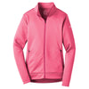 Nike Women's Vivid Pink Heather Therma-FIT Full-Zip Fleece