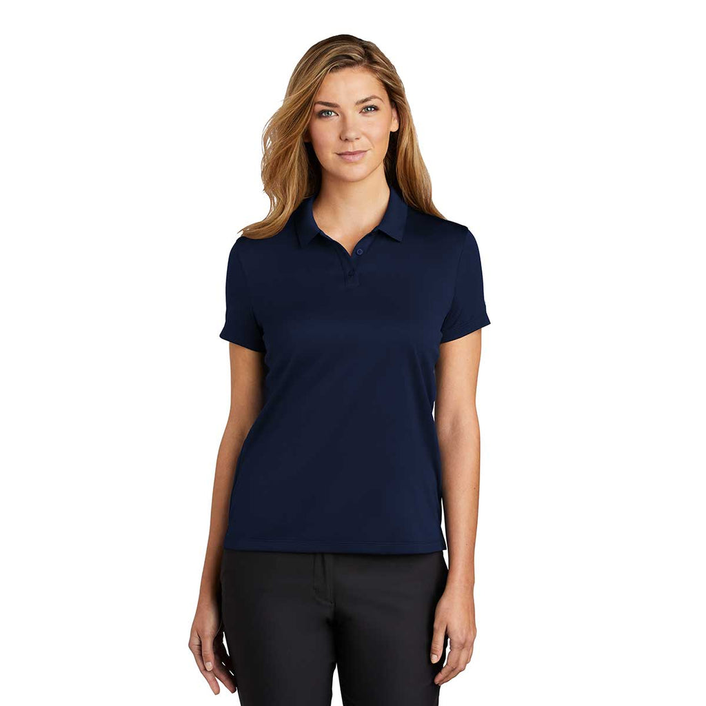 Nike Women's Midnight Navy Dry Essential Solid Polo