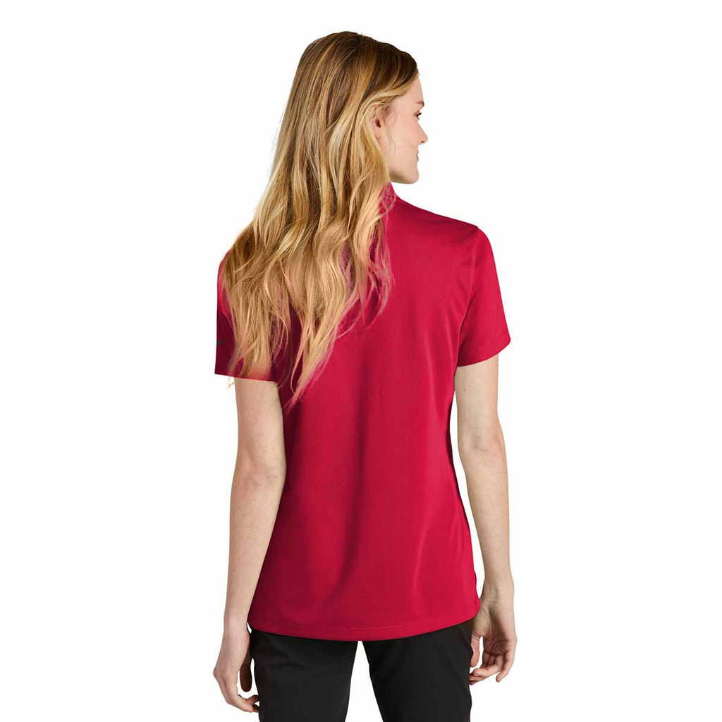 Nike Women's University Red Dri-FIT Micro Pique 2.0 Polo