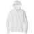 Nike Men's White Club Fleece Sleeve Swoosh Full-Zip Hoodie