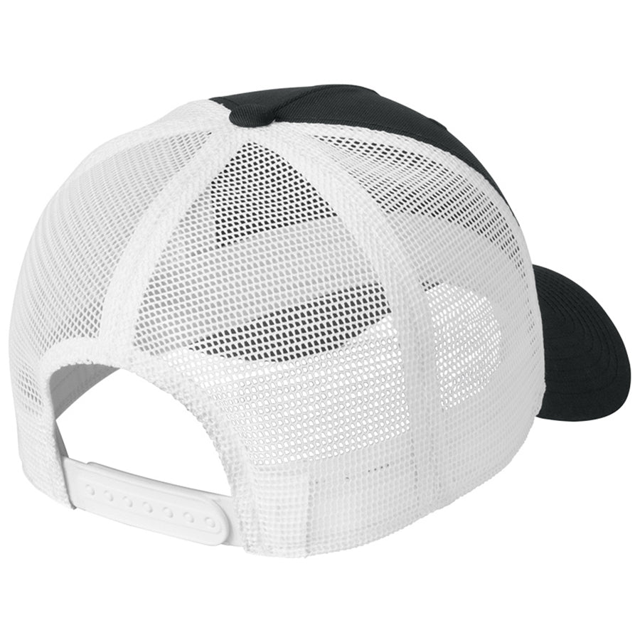 Nike Black/White Snapback Mesh Trucker Cap