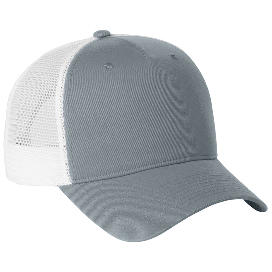 Nike Cool Grey/White Snapback Mesh Trucker Cap