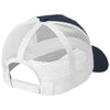 Nike Navy/White Snapback Mesh Trucker Cap