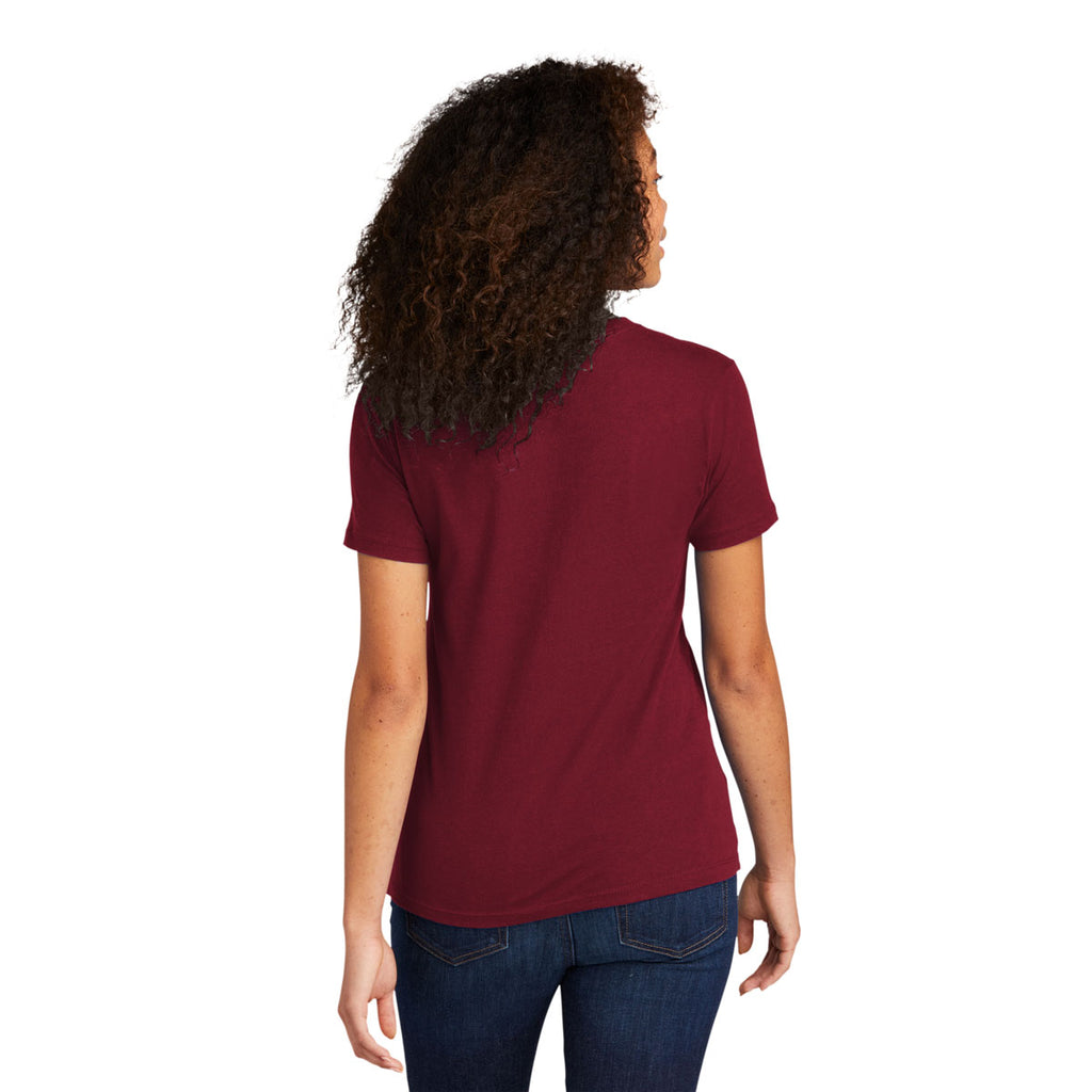 Next Level Women's Cardinal Cotton Boyfriend Tee