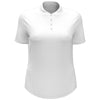 Original Penguin Women's Bright White Solid Polo