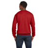 Hanes Unisex Deep Red 7.8 oz. EcoSmart 50/50 Fleece Crew