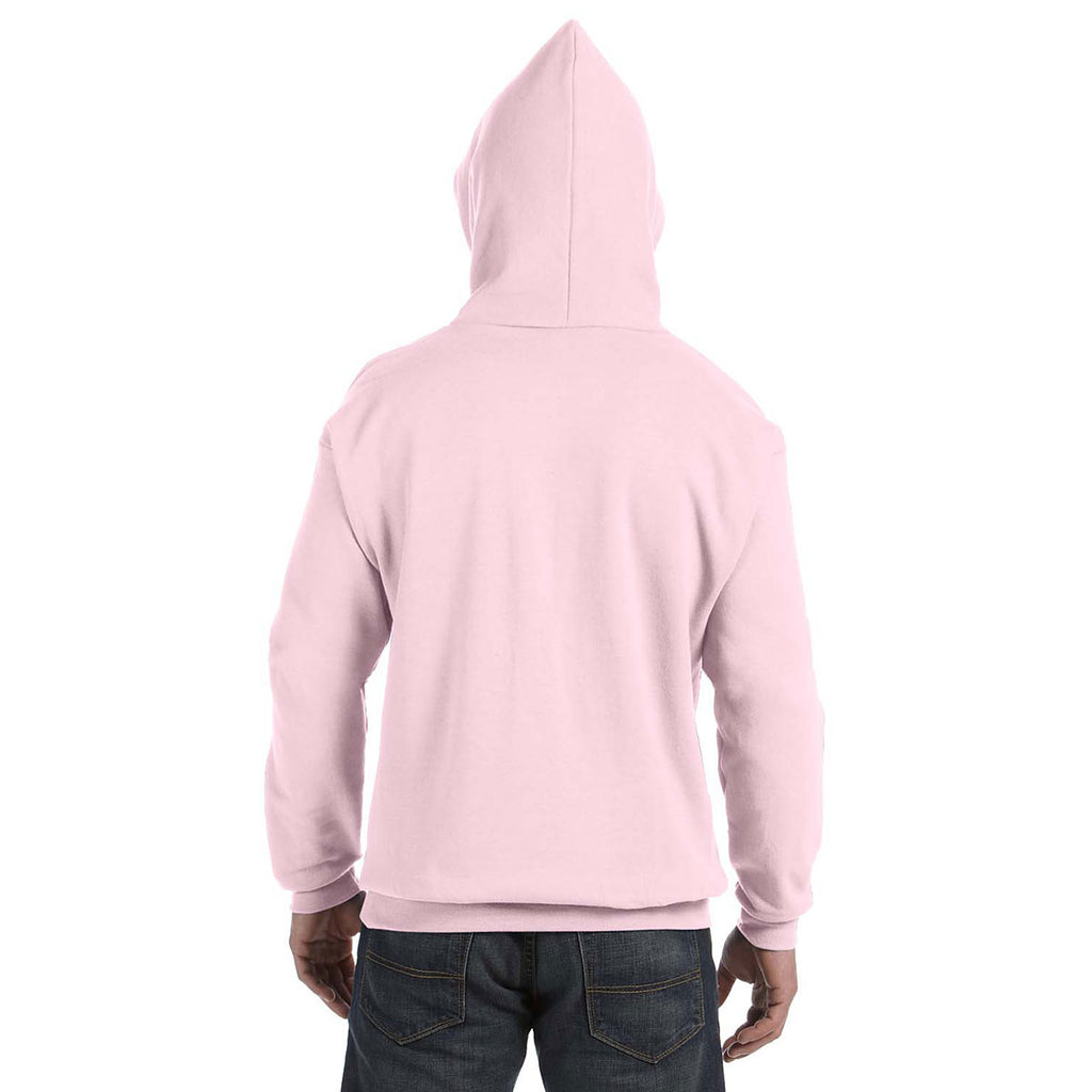 Hanes Men's Pale Pink 7.8 oz. EcoSmart 50/50 Pullover Hood