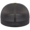 Pacific Headwear Heather Grey/Light Charcoal/Moss Green Fusion Trucker Cap