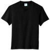 Port & Company Youth Jet Black Fan Favorite Blend Tee