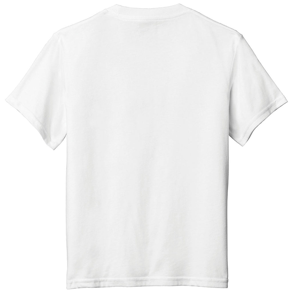 Port & Company Youth White Fan Favorite Blend Tee