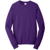 Port & Company Men's Team Purple Fan Favorite Fleece Crewneck Sweatshirt