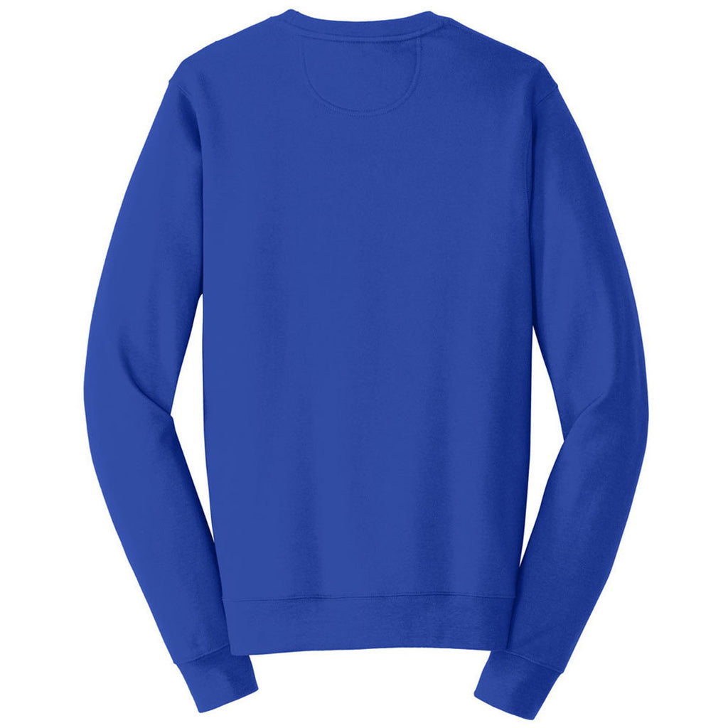 Port & Company Men's True Royal Fan Favorite Fleece Crewneck Sweatshirt