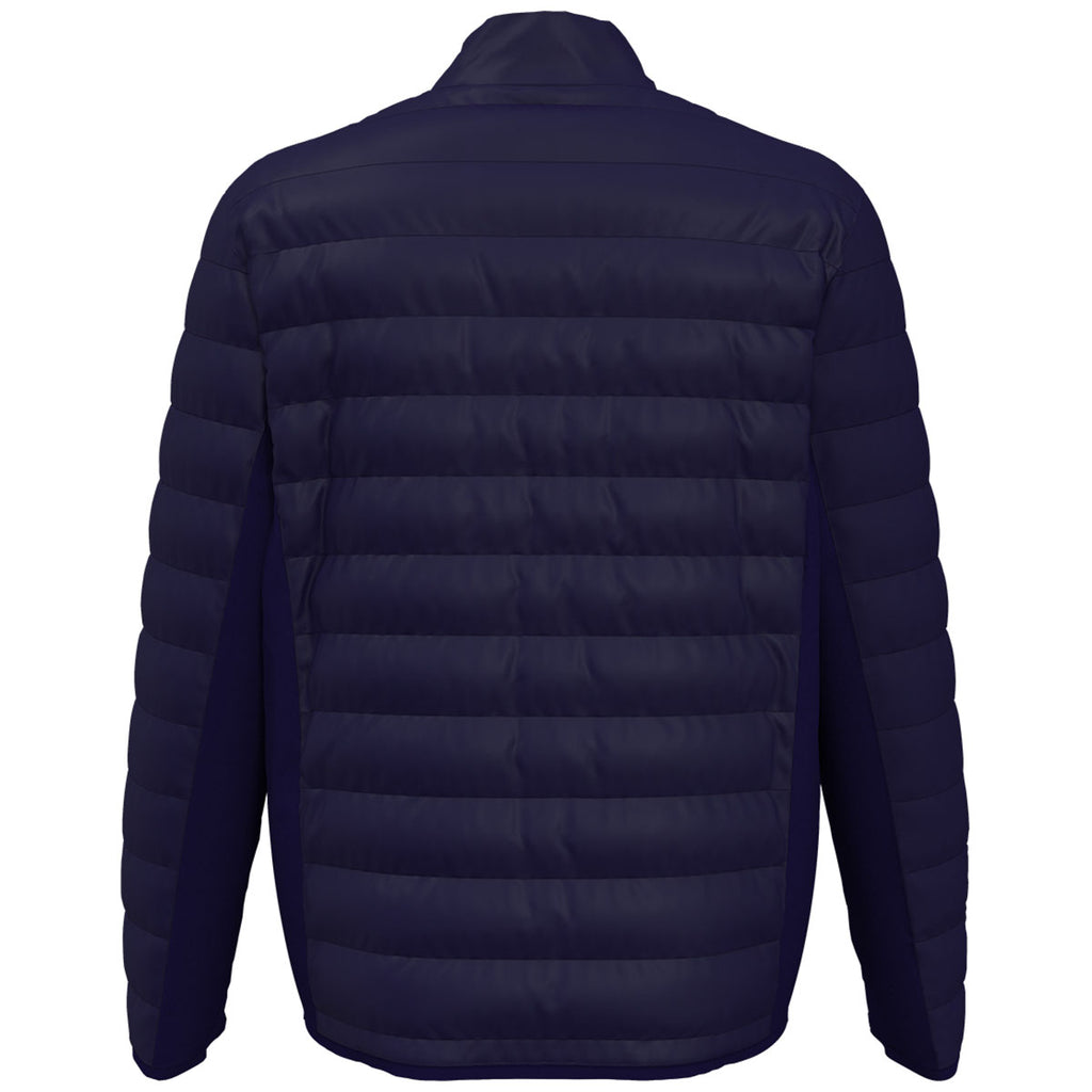 Perry Ellis Men's Peacoat Navy Full Zip Puffer Jacket