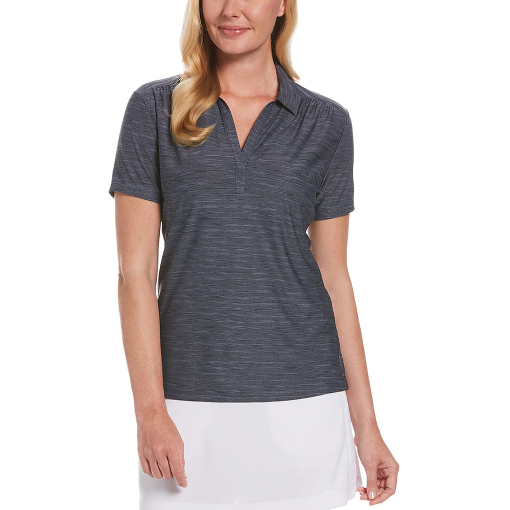 Perry Ellis Women's Tradewinds Space Dye Polo