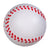 Primeline White Baseball Super Squish Stress Reliever