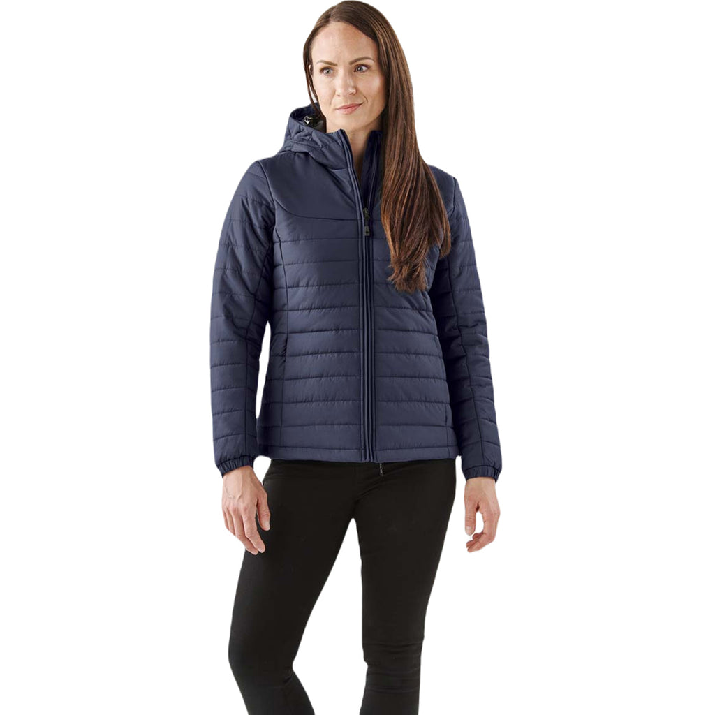 Stormtech Women's Navy Nautilus Quilted Hoody