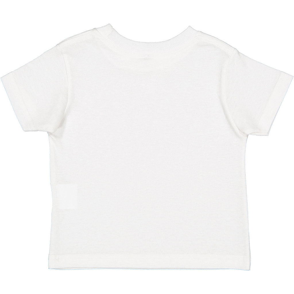 Rabbit Skins Toddler White Cotton Jersey T-Shirt