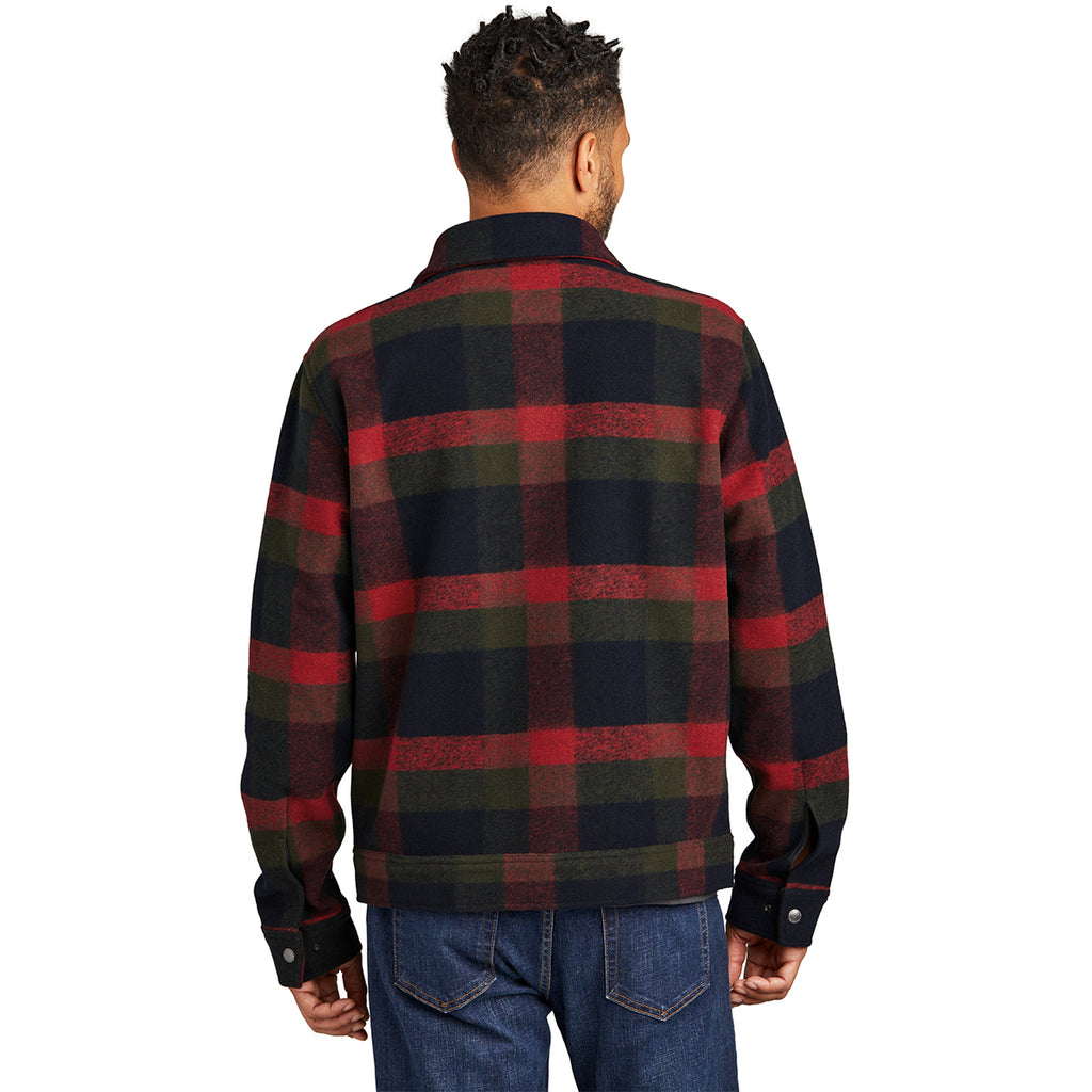 Russell Outdoors Men's Red Plaid Basin Jacket