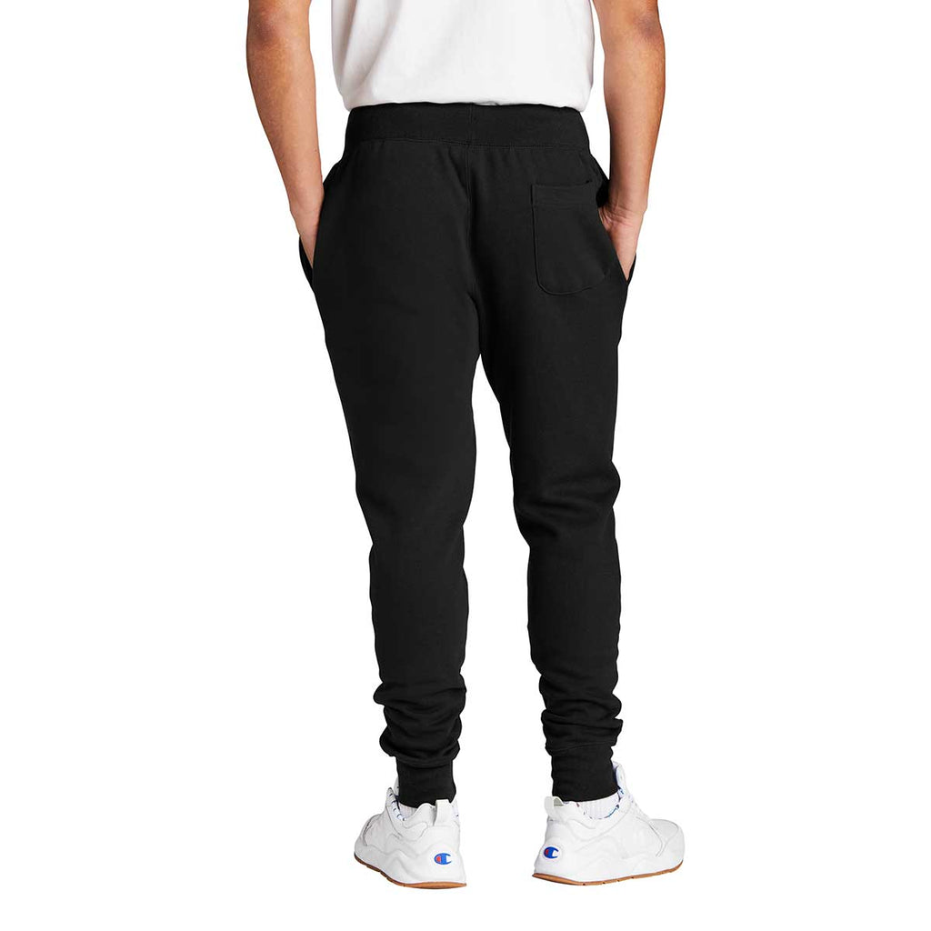 Champion Unisex Black Reverse Weave Jogger